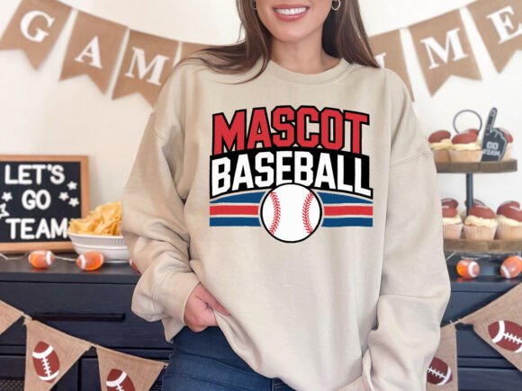Baseball Mascot SVG for Graphics and Crafts