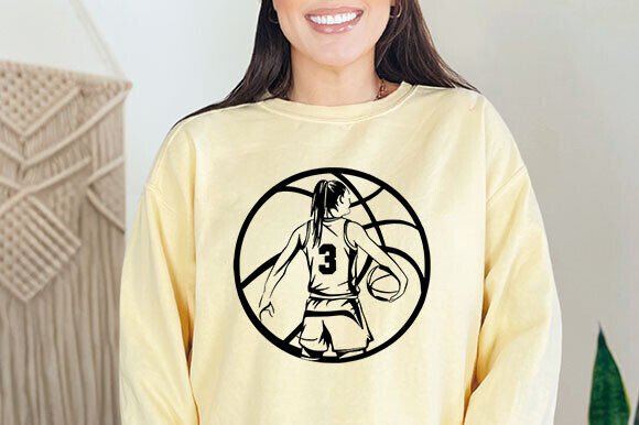 Basketball Girl SVG, Basketball School