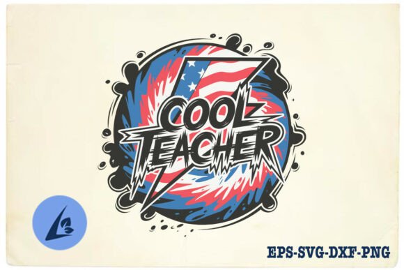 Cool Teacher School Grade USA SVG