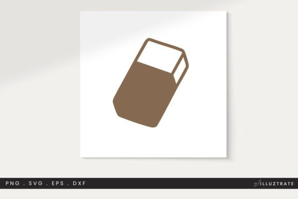 Eraser SVG Clipart for Crafts and Graphics