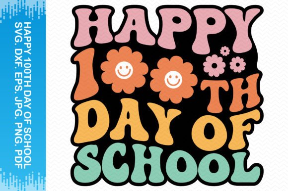 Happy 100th Day of School Clipart
