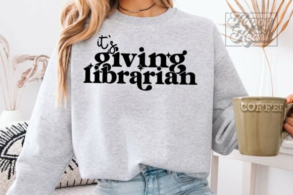 Its Giving Librarian SVG PNG School: Graphics and Crafts