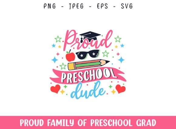 Proud Preschool Dude Svg Design