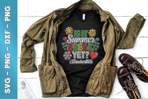 Summer Break Teacher Life Hello SVG