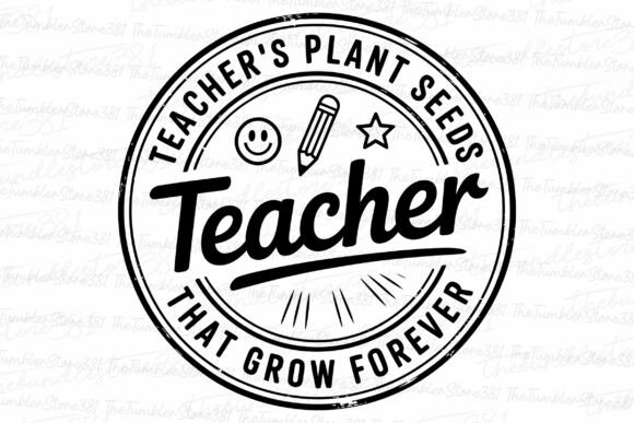 Teacher’s Plant Seeds Svg: Graphics for Crafts